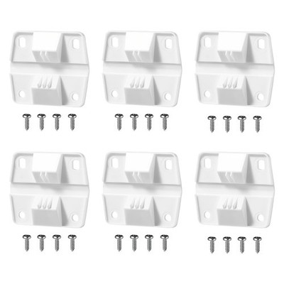 Für Kühler Ersatzteile - 6er Pack Kunststoff Scharnier Kit mit Schrauben E4B64913