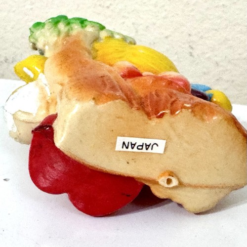 Ornamento Natalizio Giappone Vintage Floccato Soffiaggio Stampo Babbo Natale Pupazzo di Neve Lotto Nuovo Slitta - Foto 20 di 20