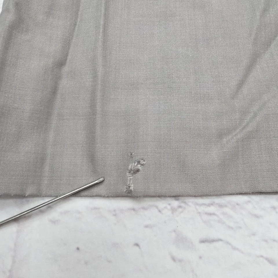 John Paul Gaultier Femme Trousers Sz 12(30x33) Grey Wide Leg Virgin Wool Pants - Image 4 of 4