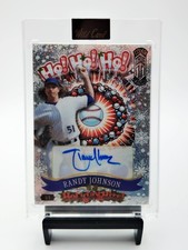 2025 Wild Card Holiday Hits Randy Johnson Auto Color Match True 1/1 Ho Ho Ho