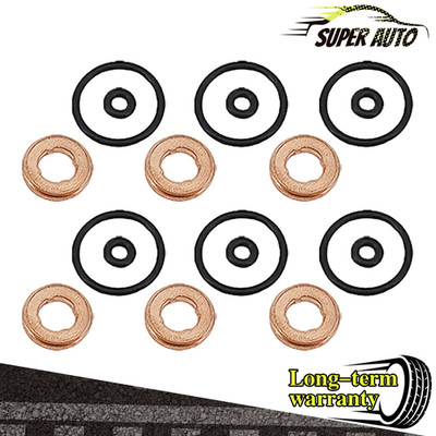 6 For Audi VW 3.0 TDI Injector Repair Gasket Kit 059130519B WHT004923B WHT000884