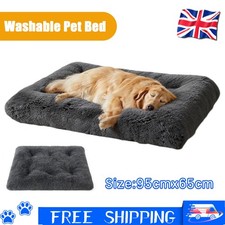 Dog Bed Luxury Large Pet Mattress Plush Soft WarmBlanket Bed Cushion Mattress XL