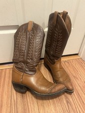 TONY LAMA Gold Label Men’s Cowboy Boots Size 8 D 6243 Lizard Tips Made In USA