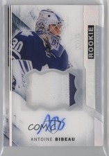 2015 Upper Deck Premier Silver Spectrum 59/65 Antoine Bibeau #104 Patch Auto 0c3