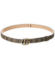 Gucci Gg Marmont Thin Leather Belt Women's