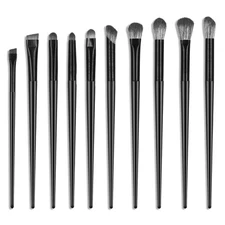 10 PCS Premium Eye Makeup Brushes Set Eyebrow Eyeliner Eyeshadow Brush