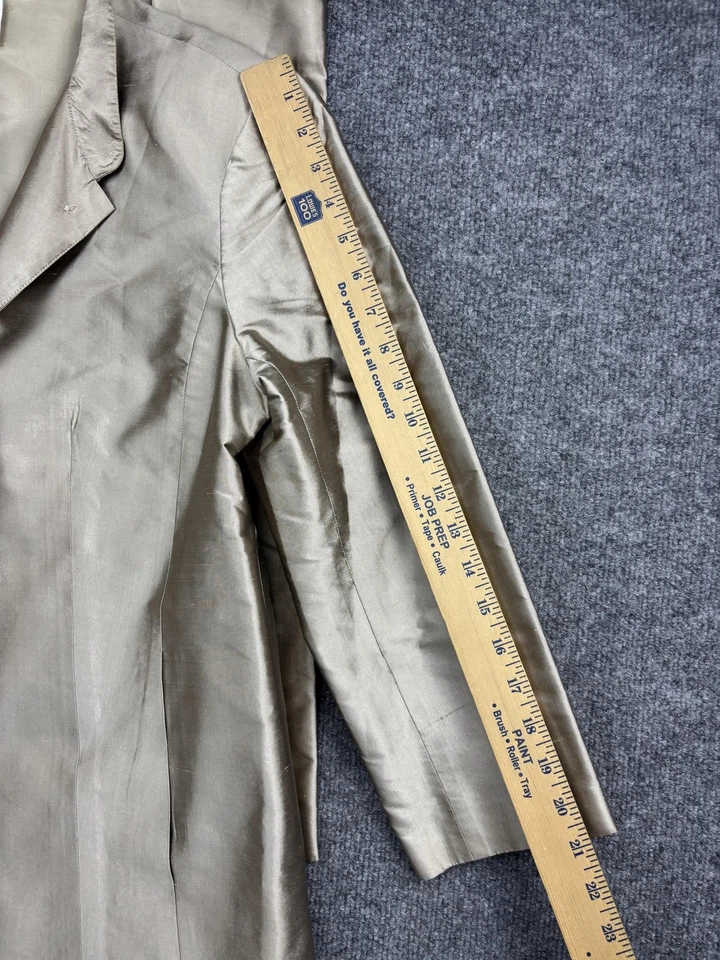 Брюки Kate Hill костюм женщин миниатюрный 10P/8P шампанское 100% шелк с подкладкой блейзер брюки - Изображение 4 из 4