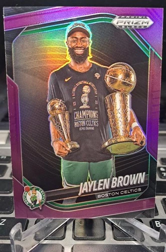 2024-25 Panini Prizm Black - Jaylen Brown, Jaylen Brown #170 Purple Prizm /99