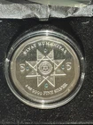 Pressburg Mint 1 Oz. .9999 Fine Silver Coin Vivat Humanitas L.E. 330/999 +Gems