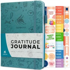 Clever Fox Gratitude Journal – Happiness, Positivity & Affirmation Daily Jour...