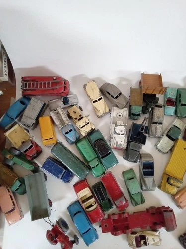 Dinky Toys Lot Of (42) Vintage Cars & Trucks Meccano LTD