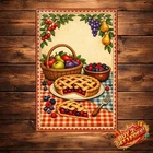 Cherry Apple Pie Vintage Fruit Harvest 8x12 Tin Sign Kitchen Wall Art