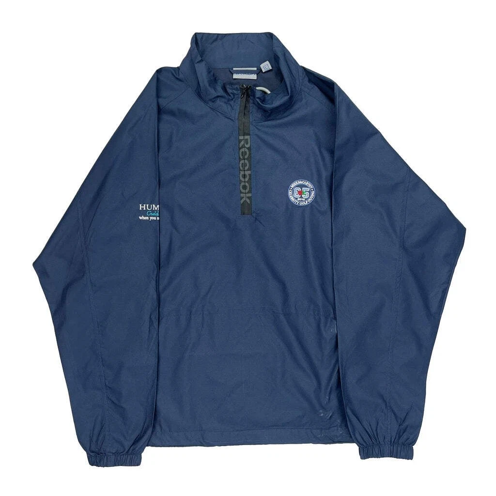 Reebok Jacket - Large Blue Polyester