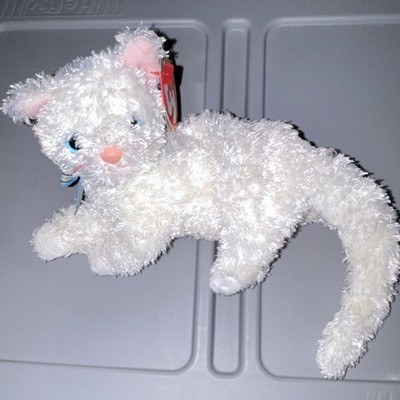 Ty Beanie Buddies White Cat Plush Toy for Ages 3-4, 5-7, 8-11 Years