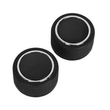 2pcs Rear Radio Audio Volume Control Knob Covers Dial Tuner Premium Replaceme...