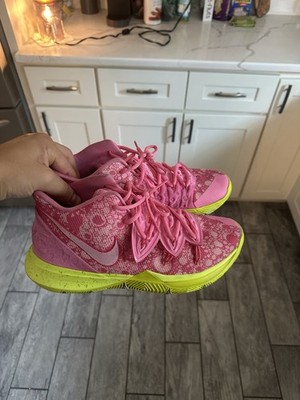 Nike Kyrie 5 Patrick Star Size 10 Lace-Up Athletic Sneakers Slightly Worn