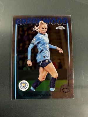 #ad #ad Alex Greenwood Manchester City #88 2024 25 Topps Chrome UEFA WCL $1.99
