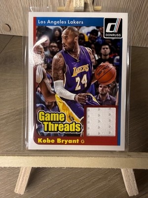 Kobe Braynt game-worn patch #1 2014-15 Panini Donruss