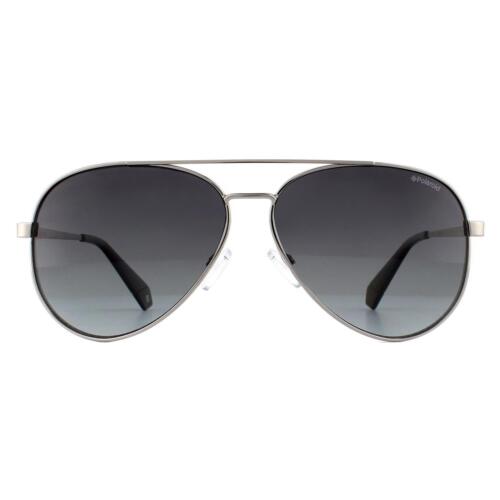 Polaroid Sunglasses PLD 6069/S/X 6LB WJ Ruthenium Grey Gradient Polarized - Afbeelding 1 van 4