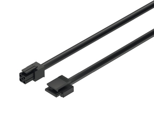 Hafele Loox Modular Switch to Driver Lead With Snap-in Connector IP20, Black - Picture 3 of 8