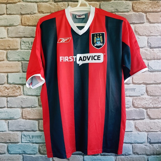 Manchester City 2003 2004 Nicolas Anelka away jersey shirt