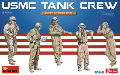 Miniart 1/35 USMC Tank Crew Modern Desert 37008