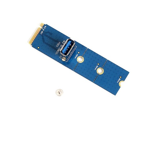for M.2 to PCIE X4 Riser Card PCI-E for M.2 USB 3.0 SSD 2242 2260 2280 Adapter C - Afbeelding 7 van 8