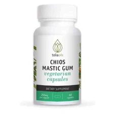 TELIAOILS CHIOS MASTIC GUM CAPSULES 1000mg | Non-GMO & Gluten-free