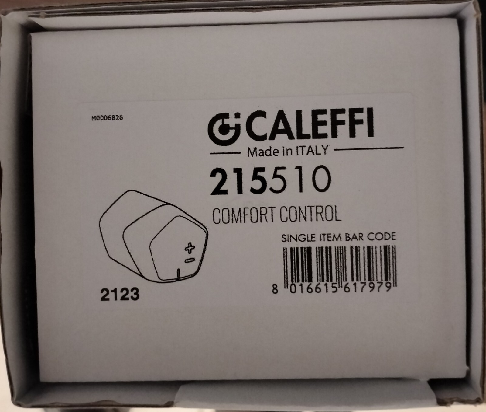 CALEFFI 215510  valvola wireless  radiatore