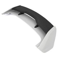 Matte Gray Black Rear Roof Wing Spoiler For 2012-18 Ford Focus Hatchback Models