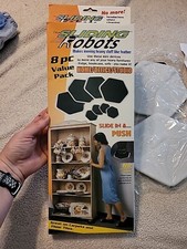 Lot de 8 robots coulissants coulissants coulissant et poussant pour déplacer des meubles lourds ~ carreaux de sol en tapis