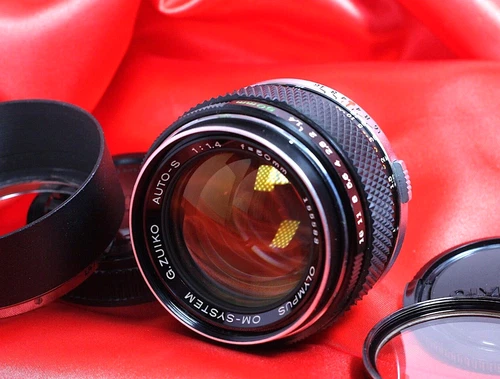 OLYMPUS OM-SYSTEM 50mm f/1.4 [N-MINT w/Hood] G.ZUIKO AUTO-S MF Lens from Japan