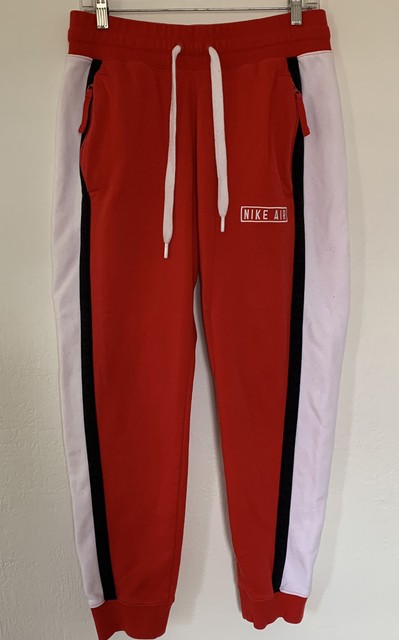 nike air fleece pants red