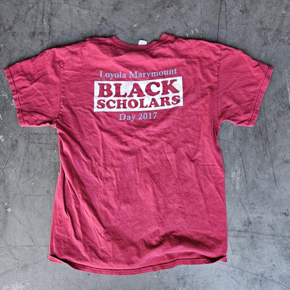 Loyola Maramount Black Scholars T-shirt Tee shirt sz L