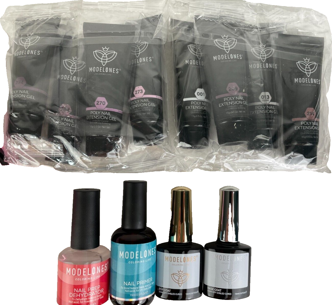 Nagel Gel Set Gel Nägel Starterset Mit UV LAMPE Nagelfräser Poly Gel ...