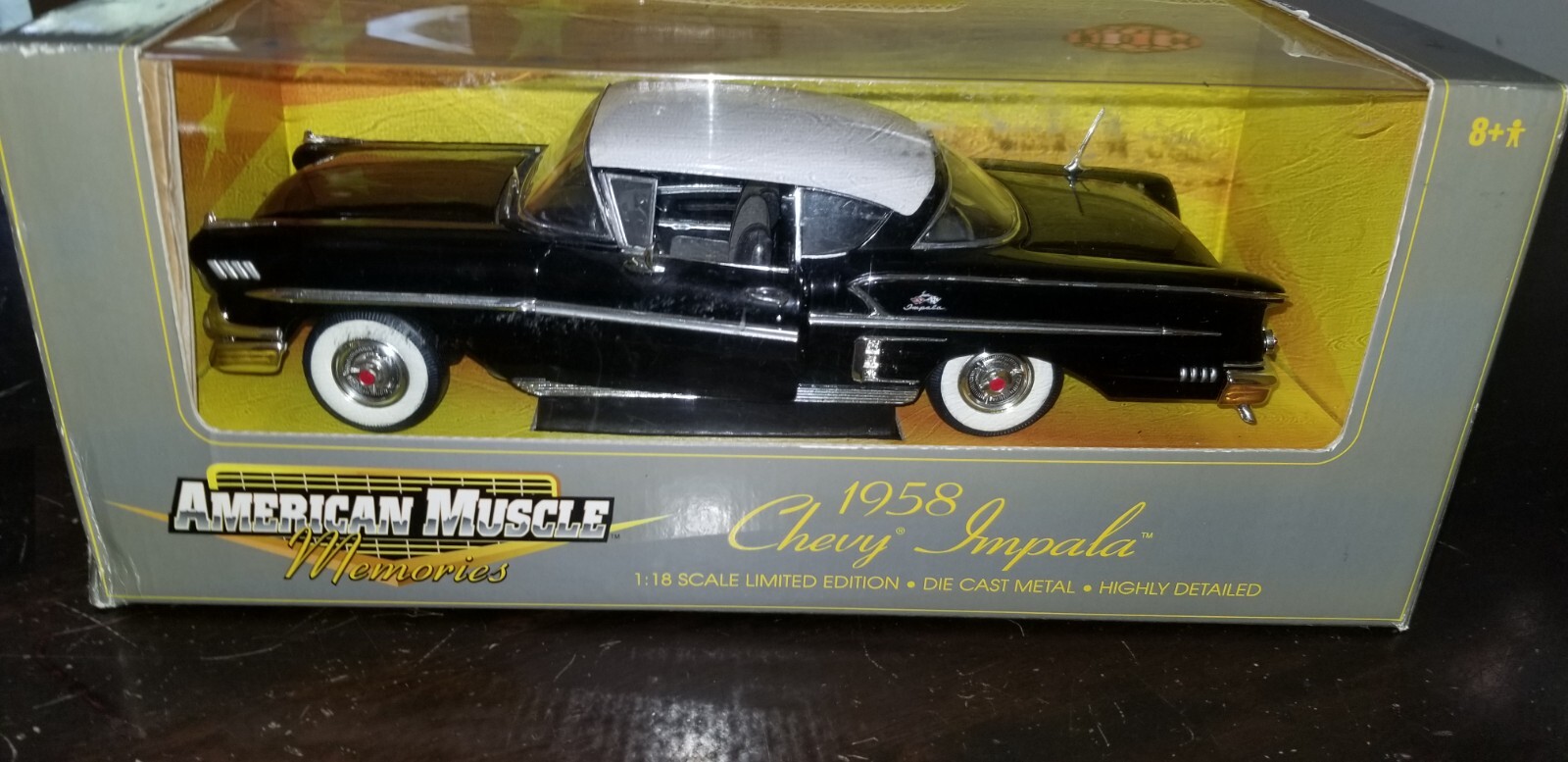 1958 CHEVROLET IMPALA - AMERICAN MUSCLE MEMORIES ERTL 1/18 DIECAST - 1 ...