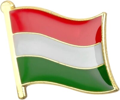 Ungarn Ungarische Nationalflagge Metall Emaille Pin Anstecker