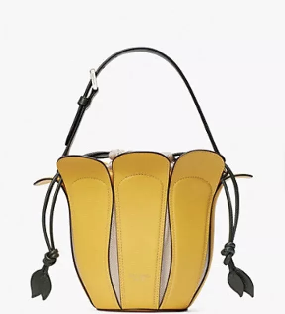 NWT Kate Spade Petal Flower Bucket Bag Morning Light eBay