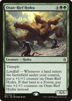 x4 Oran-Rief Hydra Battle for Zendikar 4x Magic MTG The Gathering Playset LP CNY