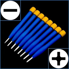 8pcs Ceramic Phillips Flathead Screwdriver Anti Static Non Magnetic Conductive