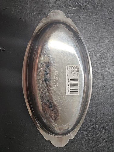 Winco ADO15 15 Oz Stainless Steel Au Gratin Dish - Picture 2 of 6