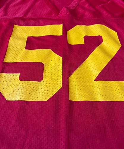 Vintage Champion Football Jersey 1980's #52 USC Colors Sports Athletic - Picture 5 of 5