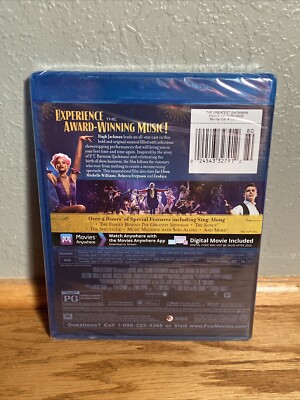 The Greatest Showman Blu-ray and DVD Combo Hugh Jackman Zac Efron