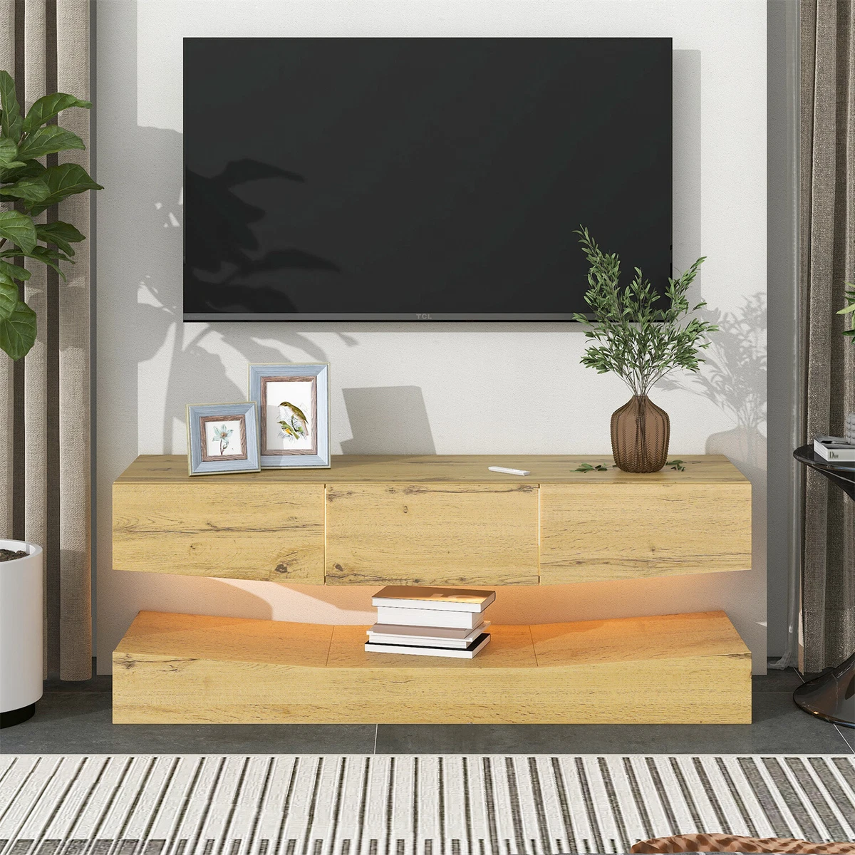 Tv unit in middle of room deals
