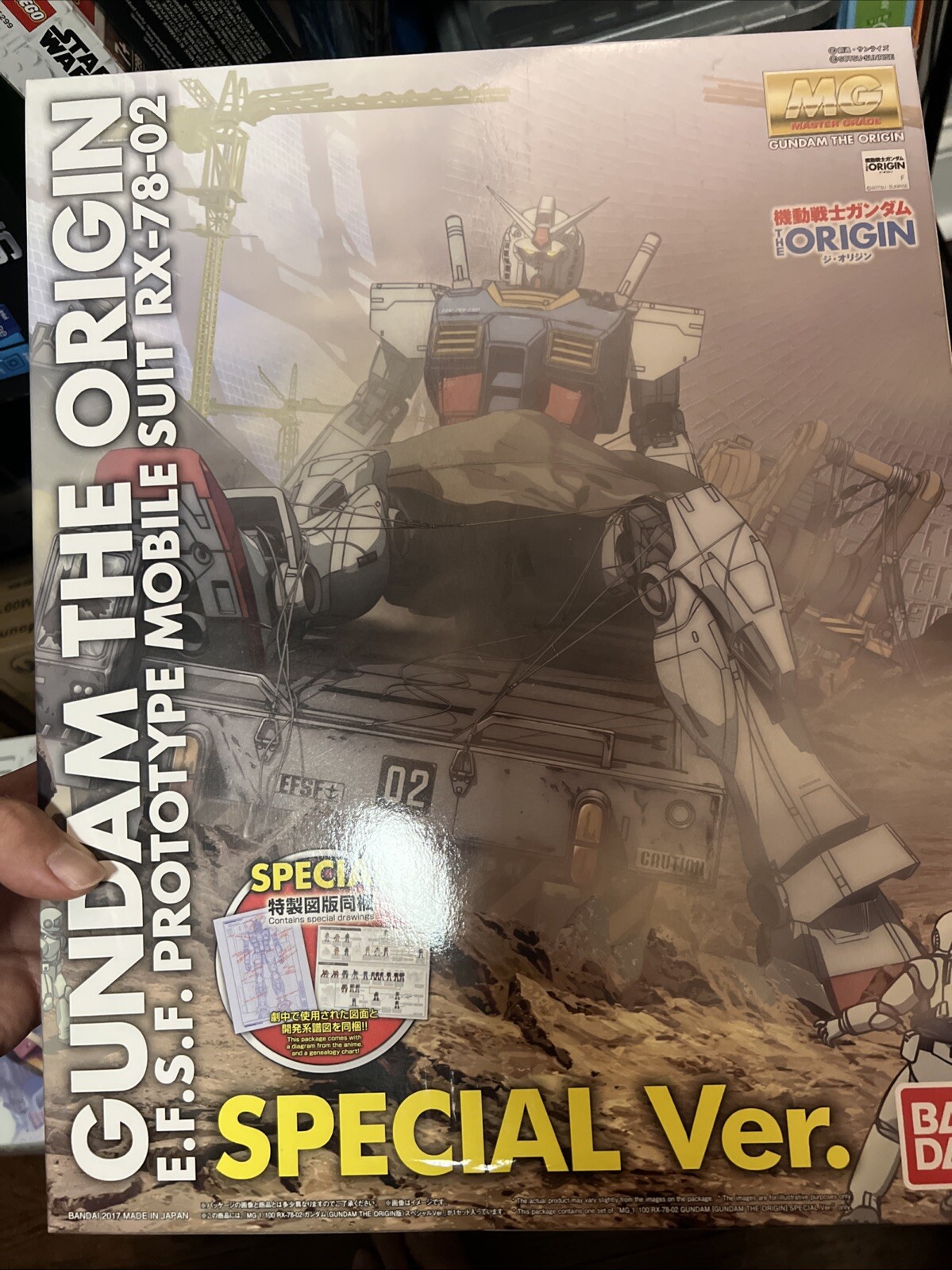 BANDAI MG 1/100 RX-78-02 GUNDAM THE ORIGIN SPECIAL Ver. - US