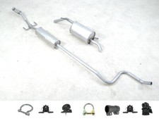 MTS Auspuff Set Neu für Peugeot 208 I 1.0 Vti Mitteltopf Endtopf Anbauteile 