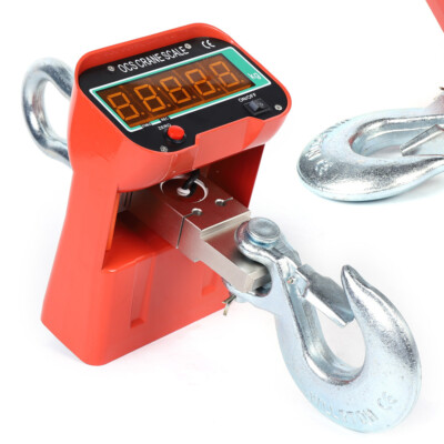 Digital Crane Hanging Scale 3000KG/6600LBS Heavy Duty Industrial w/LED Display