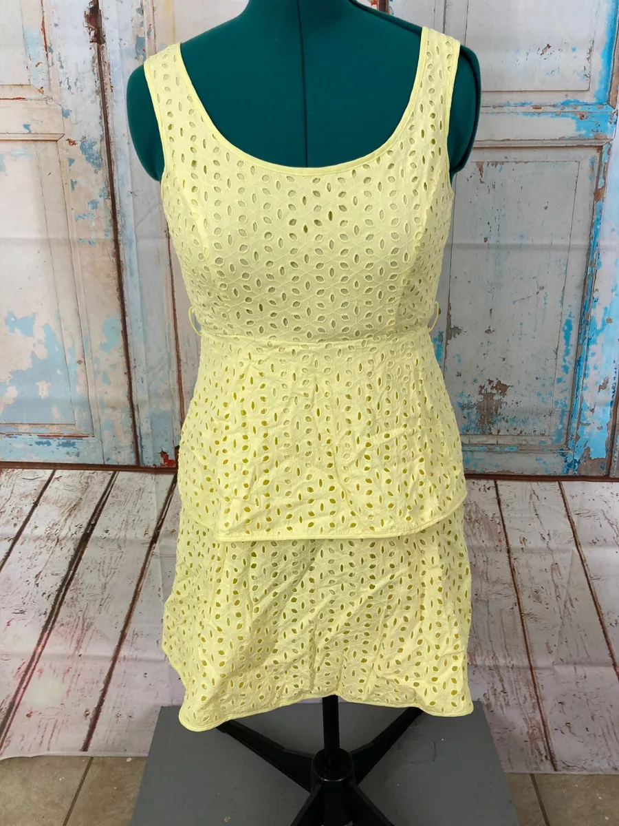 Yellow spring dress juniors sale