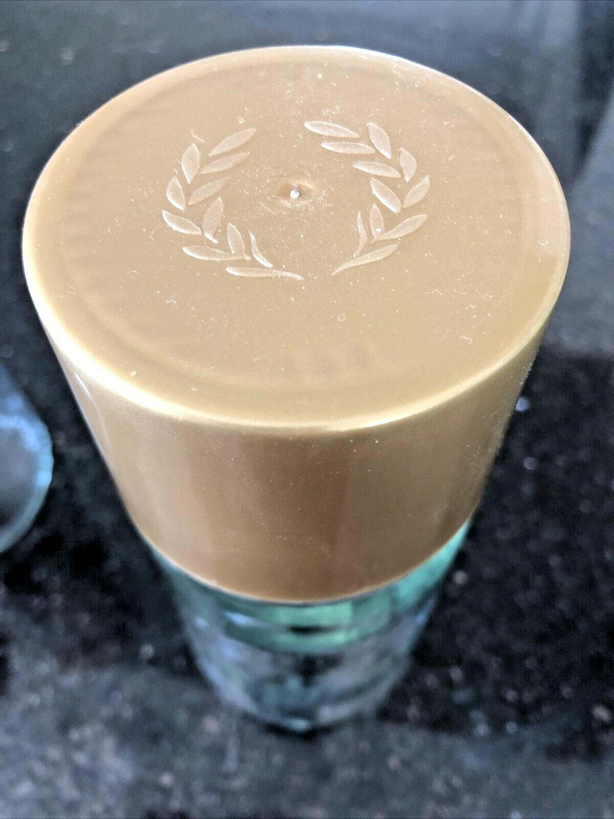 3 GLASS STORAGE JARS GOLD LID KITCHEN COOKING 18cm High X 6.5cms FOOD