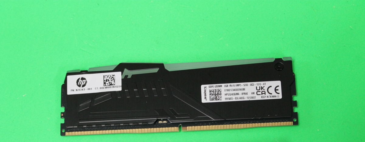 NEW Kingston Fury Beast 8GB RGB 5200MHz DDR5 Ram HP52U40S6MA-8FRAE